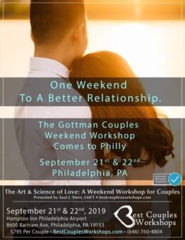 The Art & Science of Love September 21 & 22 Philadelphia PA
