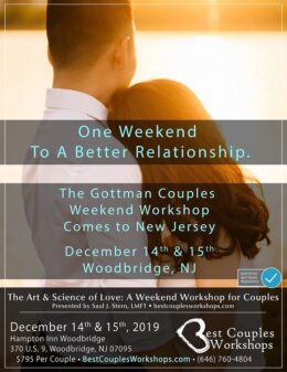 The Art & Science of Love December 14th & 15th 2019 Woodbridge, NJ